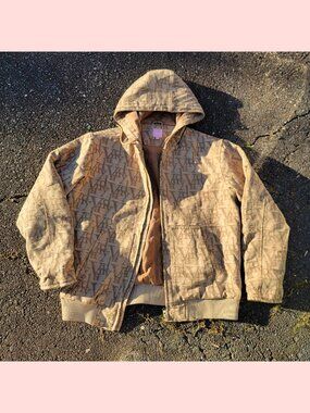 【 Vandy the Pink Jacquard Monogram Hooded Jacket 】